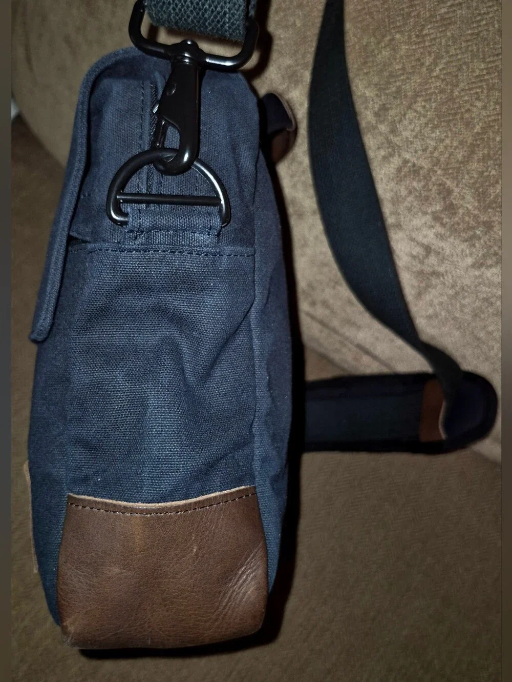 Mint! NutSac 13 Satchel-Pro Waxed Canvas Leather Messenger Men's Bag USA Made!